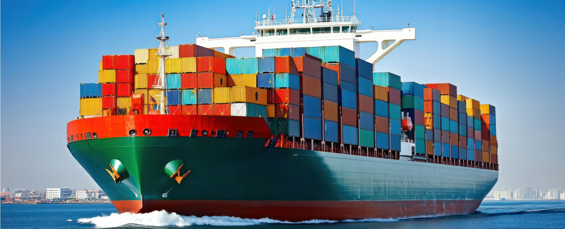 Ocean shipping port